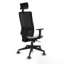 Office Chair with Headrest Piqueras y Crespo 1D066G1 White