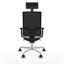 Office Chair with Headrest Piqueras y Crespo 1D026N1 White