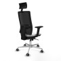 Office Chair with Headrest Piqueras y Crespo 2D086G1 White