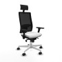 Office Chair with Headrest Piqueras y Crespo 3D026N1 White