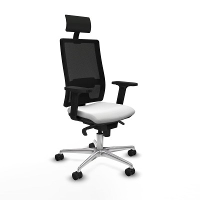 Office Chair with Headrest Piqueras y Crespo 2D086N1 White