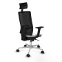 Office Chair with Headrest Piqueras y Crespo 2D086N1 White