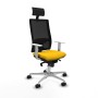 Office Chair with Headrest Piqueras y Crespo 4B086N1 Yellow