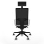 Office Chair with Headrest Piqueras y Crespo 4B066G1 White