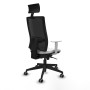 Office Chair with Headrest Piqueras y Crespo 4B066G1 White