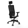 Office Chair with Headrest Piqueras y Crespo 2D066N1 White