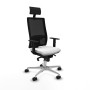 Chaise de Bureau avec Appui-tête Piqueras y Crespo 1D086N1 Blanc