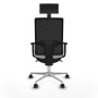 Office Chair with Headrest Piqueras y Crespo 1D086N1 White