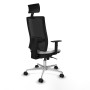 Office Chair with Headrest Piqueras y Crespo 1D086N1 White