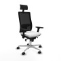 Office Chair with Headrest Piqueras y Crespo 3D086N1 White