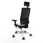 Office Chair with Headrest Piqueras y Crespo 3D086N1 White