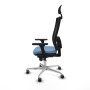 Office Chair with Headrest Piqueras y Crespo 3D086G1 Sky blue