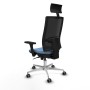 Office Chair with Headrest Piqueras y Crespo 3D086G1 Sky blue