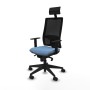 Office Chair with Headrest Piqueras y Crespo 1D066N1 Sky blue