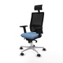Office Chair with Headrest Piqueras y Crespo 2D086N1 Sky blue