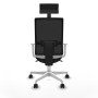Office Chair with Headrest Piqueras y Crespo 4B026N1 White