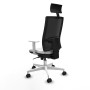 Office Chair with Headrest Piqueras y Crespo 4B026N1 White