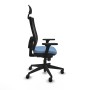 Office Chair with Headrest Piqueras y Crespo 3D066N1 Sky blue