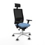 Chaise de Bureau avec Appui-tête Piqueras y Crespo 3D026G1 Bleu ciel