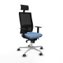 Chaise de Bureau avec Appui-tête Piqueras y Crespo 1D086G1 Bleu ciel
