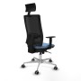 Chaise de Bureau avec Appui-tête Piqueras y Crespo 1D086G1 Bleu ciel
