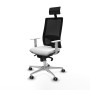 Office Chair with Headrest Piqueras y Crespo 4B086G1 White
