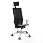 Office Chair with Headrest Piqueras y Crespo 4B086G1 White