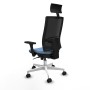 Office Chair with Headrest Piqueras y Crespo 3D026N1 Sky blue