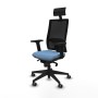 Office Chair with Headrest Piqueras y Crespo 2D066G1 Sky blue