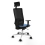 Office Chair with Headrest Piqueras y Crespo 1D086N1 Sky blue