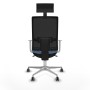 Office Chair with Headrest Piqueras y Crespo 4B086G1 Sky blue