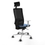 Chaise de Bureau avec Appui-tête Piqueras y Crespo 4B086G1 Bleu ciel