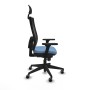 Office Chair with Headrest Piqueras y Crespo 3D066G1 Sky blue