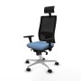 Office Chair with Headrest Piqueras y Crespo 3D086N1 Sky blue