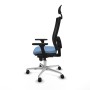 Office Chair with Headrest Piqueras y Crespo 3D086N1 Sky blue