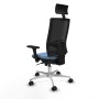 Office Chair with Headrest Piqueras y Crespo 3D086N1 Sky blue