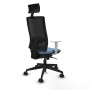 Chaise de Bureau avec Appui-tête Piqueras y Crespo 4B066N1 Bleu ciel