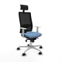 Chaise de Bureau avec Appui-tête Piqueras y Crespo 4B086N1 Bleu ciel