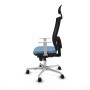 Chaise de Bureau avec Appui-tête Piqueras y Crespo 4B086N1 Bleu ciel