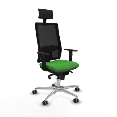 Chaise de Bureau avec Appui-tête Piqueras y Crespo 1D086G1 Vert