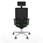 Office Chair with Headrest Piqueras y Crespo 1D086G1 Green