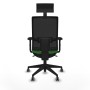 Chaise de Bureau avec Appui-tête Piqueras y Crespo 2D066G1 Vert