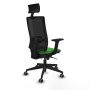 Chaise de Bureau avec Appui-tête Piqueras y Crespo 2D066G1 Vert