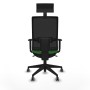 Office Chair with Headrest Piqueras y Crespo 1D066G1 Green