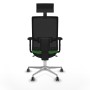Office Chair with Headrest Piqueras y Crespo 2D086G1 Green