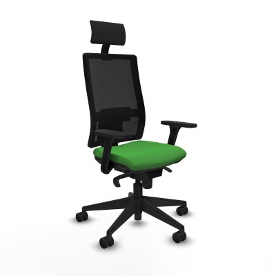 Office Chair with Headrest Piqueras y Crespo 3D066N1 Green
