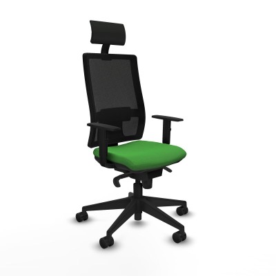 Chaise de Bureau avec Appui-tête Piqueras y Crespo 1D066N1 Vert
