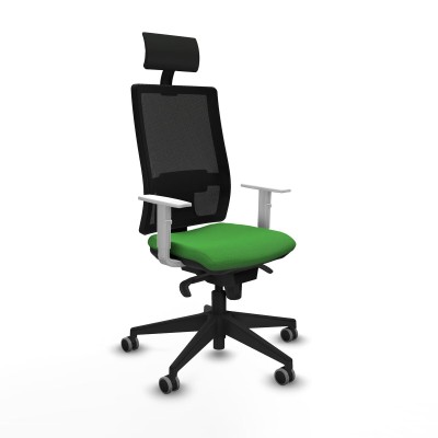 Chaise de Bureau avec Appui-tête Piqueras y Crespo 4B066G1 Vert