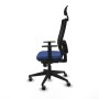 Chaise de Bureau avec Appui-tête Piqueras y Crespo 1D066G1 Blue marine