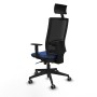 Chaise de Bureau avec Appui-tête Piqueras y Crespo 1D066G1 Blue marine